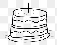 PNG Cake sketch dessert drawing.