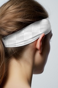 Sport headband png transparent mockup