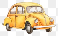 PNG Cute car sketch vehicle cartoon.