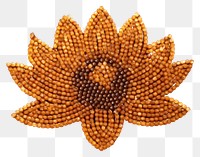 PNG Lotus jewelry brooch bead. AI generated Image by rawpixel.