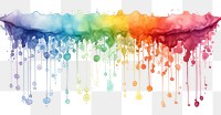 PNG Rainbow elements paint backgrounds creativity.