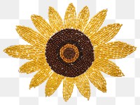 PNG Sunflower pattern plant art. AI generated Image by rawpixel.