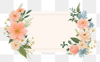 PNG  Color flower frame pattern plant rose. AI generated Image by rawpixel.