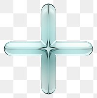 PNG Plus symbol cross white background.