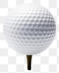 PNG Golf ball sports white white background.