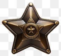 PNG Sheriff star badge white background decoration echinoderm.