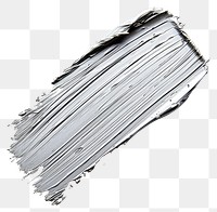 PNG Silver flat paint brush stroke sketch white background illustrated.