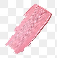 PNG Pastel pink flat paint brush paper petal white background.