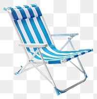 PNG Beach chair furniture white background relaxation.