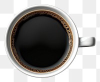 PNG Black coffee drink cup mug.