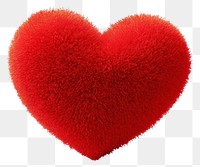PNG  Red heart white background softness romance. AI generated Image by rawpixel.