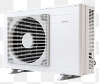 PNG Air conditioning outdoor unit white background architecture loudspeaker