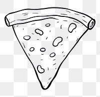 PNG Pizza sketch drawing food.