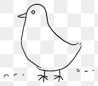PNG Pigeon sketch drawing animal.