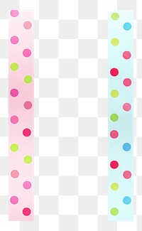 PNG Pastel color polka dot pattern adhesive strip white background blackboard circle. AI generated Image by rawpixel.