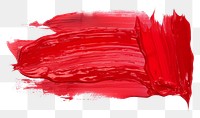 PNG Red flat paint brush stroke backgrounds white background splattered.