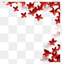 PNG  Red heart backgrounds petal plant. AI generated Image by rawpixel.