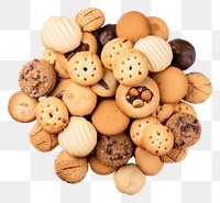 PNG Cookies food white background confectionery.