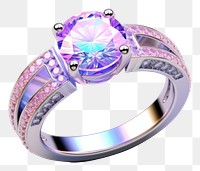 PNG Cute ring gemstone jewelry silver.