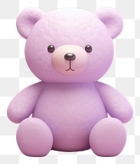 PNG Cute teddy bear toy representation celebration.