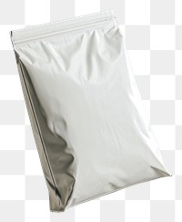 PNG Blank mailing bag mockup gray gray background aluminium.