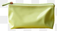 PNG Pouche mockup handbag yellow green.