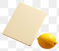 PNG Tablet case mockup fruit lemon food.