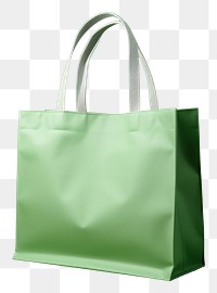 PNG Bag mockup handbag green green background.