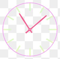 PNG Clock accuracy deadline number.
