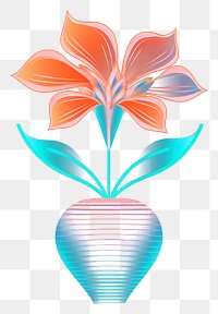 PNG Pattern flower plant art.