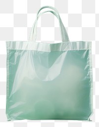 PNG  Plastic bag handbag green white.