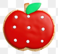 PNG Apple dessert cookie food. AI generated Image by rawpixel.