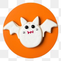 PNG Bat icing dessert cookie. AI generated Image by rawpixel.