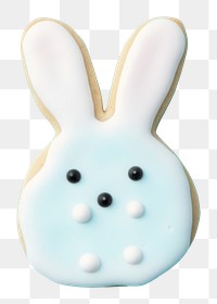 PNG Bunny dessert cookie icing. AI generated Image by rawpixel.