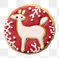 PNG Deer cookie icing dessert. AI generated Image by rawpixel.