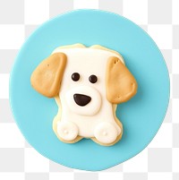 PNG Dog mammal animal cookie. AI generated Image by rawpixel.