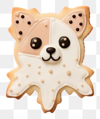 PNG Dog cookie icing dessert. AI generated Image by rawpixel.