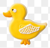 PNG Duck animal cookie icing. AI generated Image by rawpixel.
