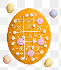 PNG Easter egg dessert cookie food. AI generated Image by rawpixel.