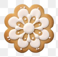 PNG Flower cookie icing dessert. AI generated Image by rawpixel.