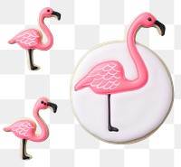 PNG Flamingo animal cookie bird. AI generated Image by rawpixel.