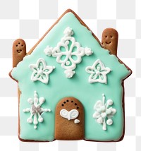 PNG House cookie icing gingerbread. AI generated Image by rawpixel.