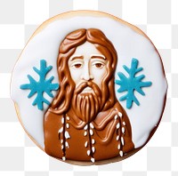 PNG Jesus cookie food art. AI generated Image by rawpixel.