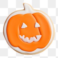 PNG Pumpkin cookie icing food. AI generated Image by rawpixel.