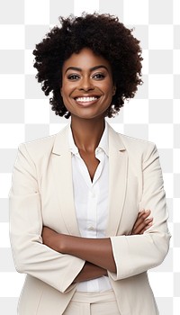 PNG Black business woman portrait smiling adult.