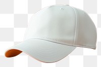PNG  Cap mockup white headwear headgear.