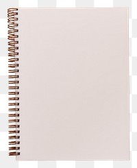 PNG  Notebook mockup white diary page.