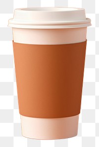 PNG  Paper cup mockup coffee latte mug.