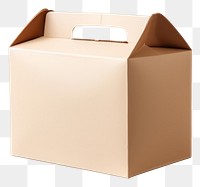 PNG Food packaging mockup cardboard carton box.