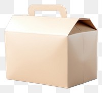 PNG Food packaging mockup cardboard carton box.